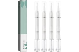 ENLIK 4-Stück NAIL CARE PEN mit Teebaumöl, Aloe Vera & Vitamin E für gepflegte Fingernägel & Fußnägel