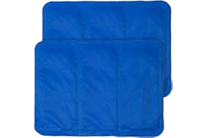 ‎NEWGEN MEDICALS Newgen Medicals Kühlmatten für Menschen: 2er-Set kühlende Kissenauflagen, 30 x 40 cm, blau (Kühldecken, Kissen Auflage, Ventilatoren)