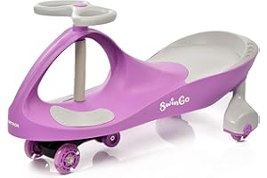 meteor TwistCar SWINGO Kinderroller Rutschauto für Kinder halten des Körpergleichgewichts Auto Swing Roller Rutscher Rutsch Auto Swing Dreiräder Faltender Tret-Roller Dreiradscooter für Kleiner Kinder