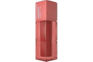 Maybelline New York Lip Tint, Super Stay Teddy Tint, Up To 12 Hour Blurred Matte Lipstick, Plush Comfort, Longwear Makeup, Hydrating & Transferproof, Vegan, 8 Buildable Lip Shades, Shade: Skinny Dip