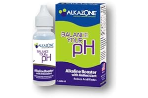 Alkazone pH Booster Drops for Alkaline Water Includes 25 x Free SimplexHealth pH Test Strips