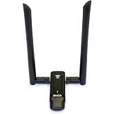 Alfa Network AWUS036AC - Adaptador USB, Antena de 5 dBi, Dual-Band, WiFi