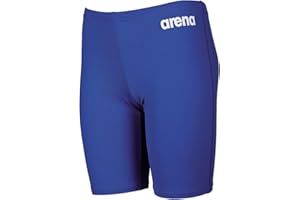 ‎ARENA arena Solid Junior Jungen Badehose, Chlorbeständige Jammer Badehose für Wettkämpfe aus MaxLife Material mit UV-Schutz Faktor 50+