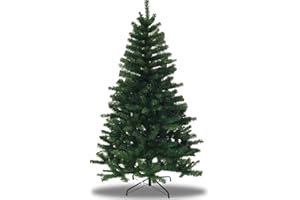 RAXTER Classic Artificial Realistic Natural Branches Pine Christmas Tree Xmas Green-Unlit 4FT, 5FT, 6FT,7FT