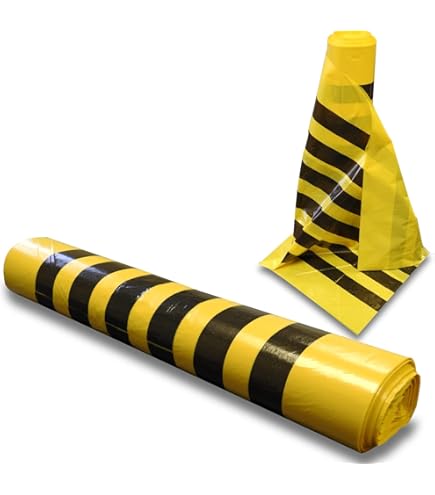 Sacchetti Rifiuti Clinici Hanfare - Giallo, 70L, Confezione Da 50 | Resistenti E Sigillati - Foto 13