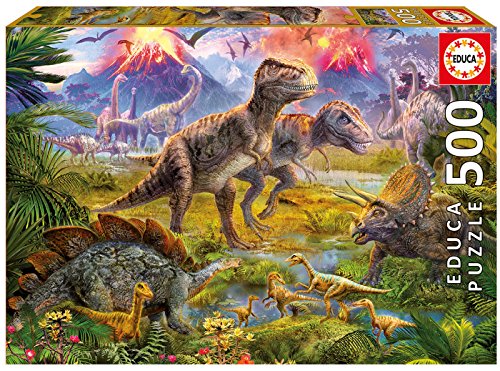 puzzle dinosaurios educa
