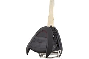 sourcing map Carcasa de Recambio de Llave de Coche Mando 3 Botones con Espadín Cuchilla no Cortada para Porsche Boxster 987 Cayman 911 997