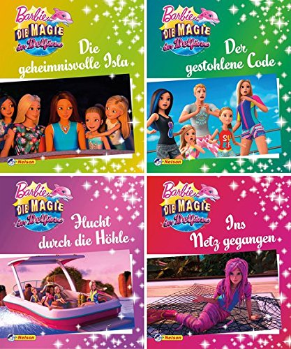 Preisvergleich Produktbild Nelson Mini-Bücher: 4er Barbie Die Magie der Delfine 1-4