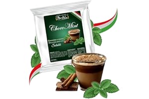 BOCCA DELLA VERITA® - Chocolat à la Menthe Soluble avec poudre de Cacao, Sachet de 500G, 100% Produit d'Italie, sans gluten, sans OGM