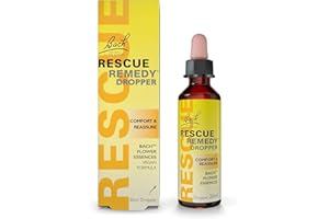 Rescue Remedy Comfort & Reassure Dropper (20ml) Promotes Calm, Support in Times of Emotional Demand, Natural Emotional Wellness, Flower Essences, Support in a Stress Full Moment