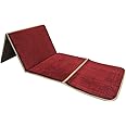 2-In-1 Foldable Prayer Mat and Backrest (Red)