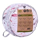 Lulando M00008533 Schwangerschafts-Seitenschläfer-Kissen für Erwachsene und Babys, 130 x 60 cm, grau - 7