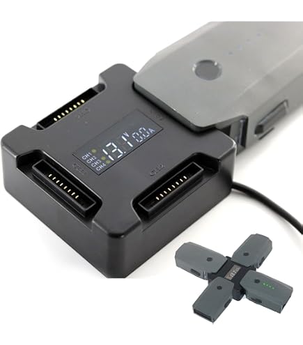 Cargador De Baterías 200W Para DJI Mavic 3 – Triple Canal, Carga Rápida Y Modo Almacenamiento, Puerto USB-C PD