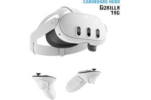 Meta Quest 3 (512 GB): Las Quest más potentes — Experiencias de Realidad Mixta de última generación — Pack Gorilla Tag Cardboard Hero — Solo en Amazon