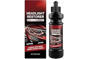 GNAUMORE Restauration Phare De Voiture pour Oxydation,Renovateur Phare Voitures,Kit Renovation Phares Voiture,Polissage Phare Voiture,Headlight Restore,Kit Nettoyage Phares Voitures