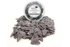 WWS War World Scenics WWScenics Natural Slate Stone | 500ml Tub | Wargame Scenery & Basing Material
