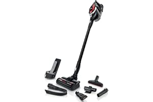 ‎BOSCH HAUSGERÄTE Bosch Akku-Staubsauger Unlimited Serie 8 ProPower BSS81POW1, kabelloser Handstaubsauger, beutellos, Hygiene-Filter, hohe Saugleistung, Lange Laufzeit, XXL-Polsterdüse, Fugendüse, schwarz
