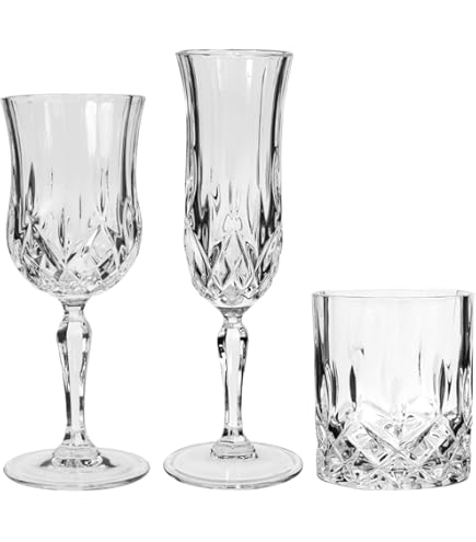 RCR Set Di 6 Bicchieri Ninphea In LUXION® – Cristallo Senza Piombo, Altezza 14 Cm, Capacità 39,8 Cl – Perfetti Per La Tavola Quotidiana E Regali