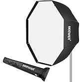 Neewer Softbox ottagonale da 95 cm, con borsa per il trasporto, compatibile con Speedlite, flash da studio, ombrello portatil