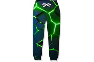 Goodstoworld Kinder Jogginghose Jungen Mädchen Sporthose 3D Jogger Hose Lässige Schule Laufen Trainingshose mit Tunnelzug Taschen
