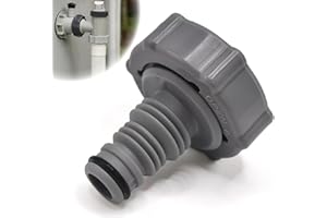 GENERIC 1PC Pool Drain Valve Universal Adapter, Hot Tub Drain Hose Connects for Durable ABS, Swimming Pool Drain Parts, Leak-Proof, Pool Drain Fitting Connects Grey 32 Mm Connector for P6H1419