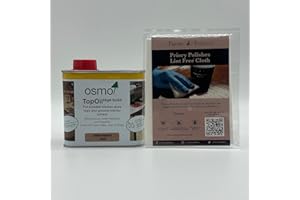 Osmo Top Oil Natural 500ml (3068) + Free Priory Polishes Lint Free Cloth