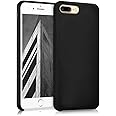 kwmobile Case Compatible with Apple iPhone 7 Plus/iPhone 8 Plus Case - TPU Silicone Phone Cover with Soft Finish - Black