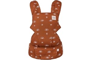 Tula Explore marsupio neonati e bambini ergonomico, regolabile dalla nascita, marsupio porta bebe, varie posizioni, fronte strada, schiena, per 3,2-20,4 kg, Sedona