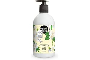 Organic Shop Mint and Jasmine Moisturising Hand Soap, 500 ml , Pack of 1