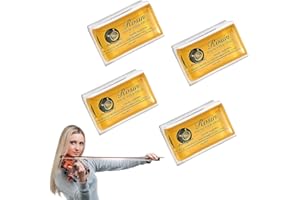 Favengo 4 Pcs Rosin Violin Rosin Viola Rosin String Rosin Cello Bow Rosin Light Low Dust Rosin Natural Transparent Rosin Universal Rosin for Violin Cello Viola and Other Bowed String Instruments