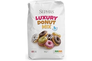 Sephra Donut Mix (1 x 3kg Bag) - ''Just Add Water'' Doughnut Mix for Frying