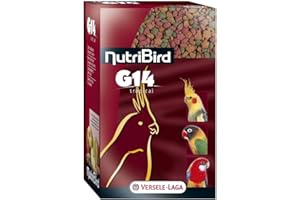 HUCBDJT Versele Laga Pappagallino, Nutribird Mantenimento G14 Tropical 1 Kg