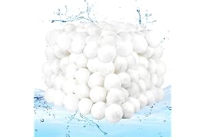 MOKHT Filterbälle Pool - 1400G Filterbälle für Sandfilteranlagen, Filterball 1400g Ersetzen 50KG Filtersand, Filterballs für Sandfilteranlage Schwimmbad, Filterpumpe, Poolreinigung Zubehör