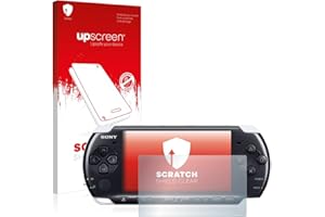 upscreen Protector Pantalla para Sony PSP 3000 Película Protectora – Transparente, Anti-Huellas