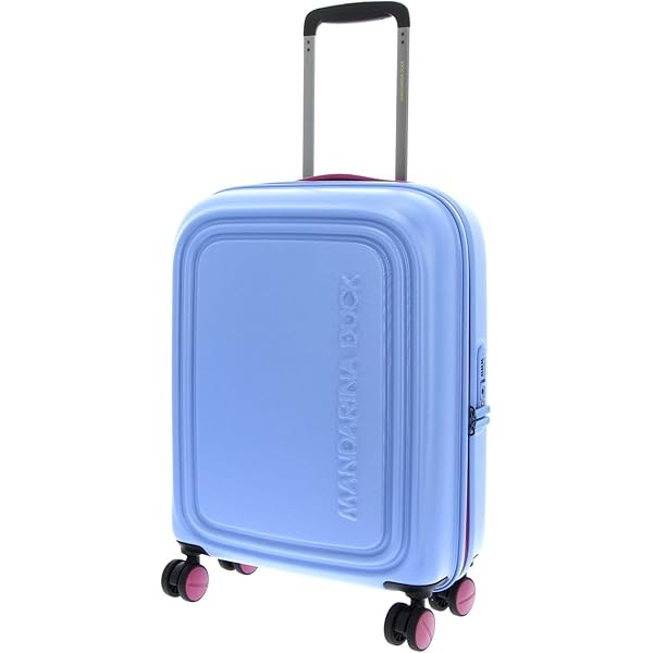 Mandarina Duck Logoduck + Expandable Cabin Trolley Cotton Candy