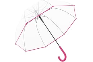 derby doppler Langschirm Hit Lang AC Transparent - Automatik - Stabil und Windresistent - Glockenform