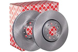 febi bilstein 19370 Brake Disc Set (2 Brake Disc) front, internally ventilated, No. of Holes 5