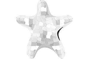 Andante-Stones - 925, Cuenta de Plata Estrella de mar, Elemento Bola para Cuentas European Beads + Saco de Organza