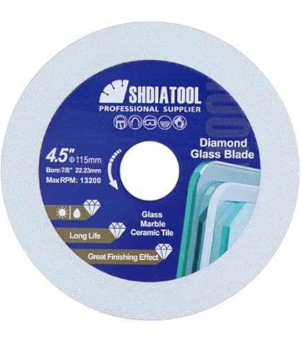 SHDIATOOL Lot De 5 Disques Diamant 30mm - Épaisseur 1mm - Bride M14 - Pour Métal, Marbre, Maçonnerie