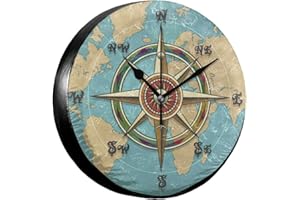 MSJS Compass Spare Wheel Covers Universal Spare Tyre Bag Fit For Trailer Rv Suv And Various Vehicles Accessories 14 Inch