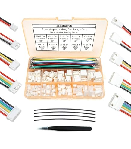 JST XH2.54 XH 2,54 Mm Connettore Cavo 2/3/4/5/6/7/8/9/10 Pin - Foto 2