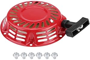 Démarreur de traction de générateur d'essence de KIMISS, dispositif de démarrage de démarreur de recul de moteur à essence de démarreur de recul 2000W 168F