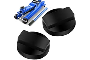 GMENTS 2 Pcs Car Jack Rubber Pad for BMW 1 2 3 4 5 6 7 Series etc. Rubber Jack Adapter Lift Adaptor Floor Frame Rail Protector Heavy Duty Jacks Rubbers Support Block, Black