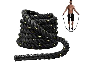 Mineup Battle Jump Rope, 1,2 kg/Ø 28 mm hopprep vuxen fitness, 2,8 m tungt hopprep för träning, viktad hopprep, stridsrep för
