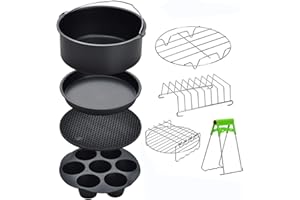 Songway - Air Fryer 8 pollici per Gowise USA Cozyna Airfryer XL 5.3QT - 5.8QT, Deluxe Friggitrice Set di 8/12 (8PCS)