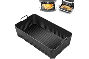 Lifhety Ninja Heißluftfritteuse Zubehör für AF500EU, Silikonform Airfryer Zubehör für Max Ninja Foodi Flexdrawer 10,4L Heißluftfritteuse AF500DE (1PCS)