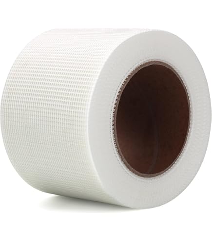 Professional Fibreglass Plasterboard Joint Tape - 50mm X 25m Roll. Heavy Duty, Chemical Resistant, Made In UK.