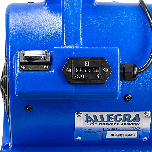 ALLEGRA Radiallüfter RL550 Turbolüfter 1 Gebläsestufe – mit Betriebsstundenzähler - 3