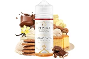 VAPE PIPER E-liquid BOMBO Crema Santa Remaster 100ml - 70% VG / 30% PG - Edición Limitada del mítico Crema Santa, con nuevos matices - Para cigarrillos electrónicos Vaper Mod Rda Rdta Rta