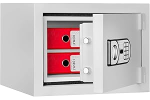 MELSMETALL Feuerschutz Tresor Fire Safe Zahlenschloss Feuerschutztresor Elektronikschloss